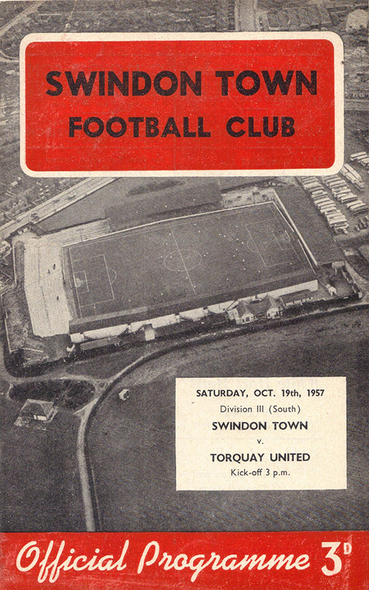 <b>Saturday, October 19, 1957</b><br />vs. Torquay United (Home)